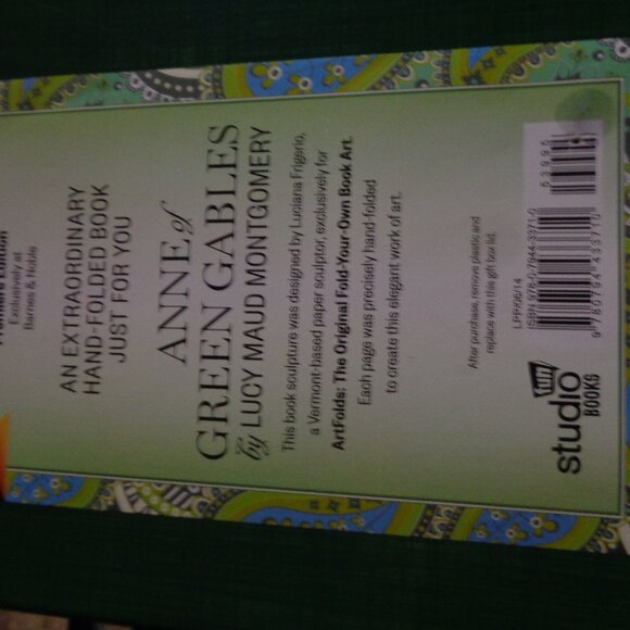 Artfolds Anne of Green Gables Lucy Maud Montgomery Folded Pages - Picture 1 of 3